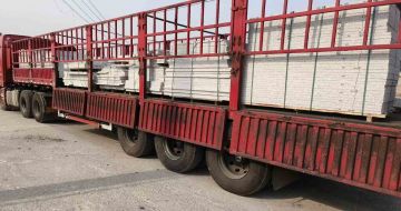 昌都 白麻荔枝面外墙干挂，工厂装车日常