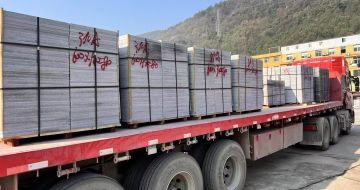 昌都 芝麻灰地铺石出货日常