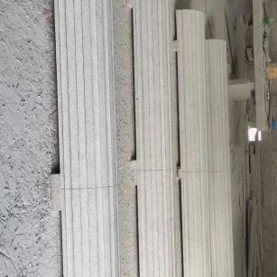 昌都 花岗岩厂家带你看白麻花岗岩门楼大柱柱皮