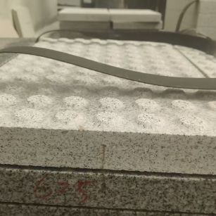 昌都 芝麻白花岗岩6.0公分荔枝面五轴加工雕刻盲点