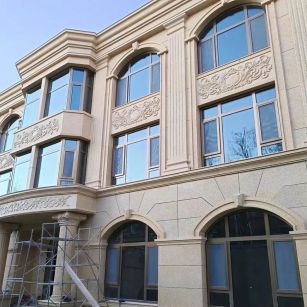 昌都 黄金麻花岗岩别墅外墙干挂