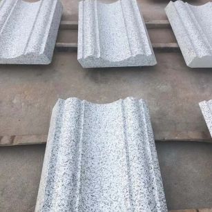 昌都 白麻花岗岩光面别墅线条