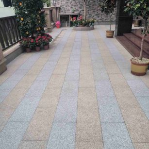 昌都 黄金麻白麻荔枝面庭院铺装展示