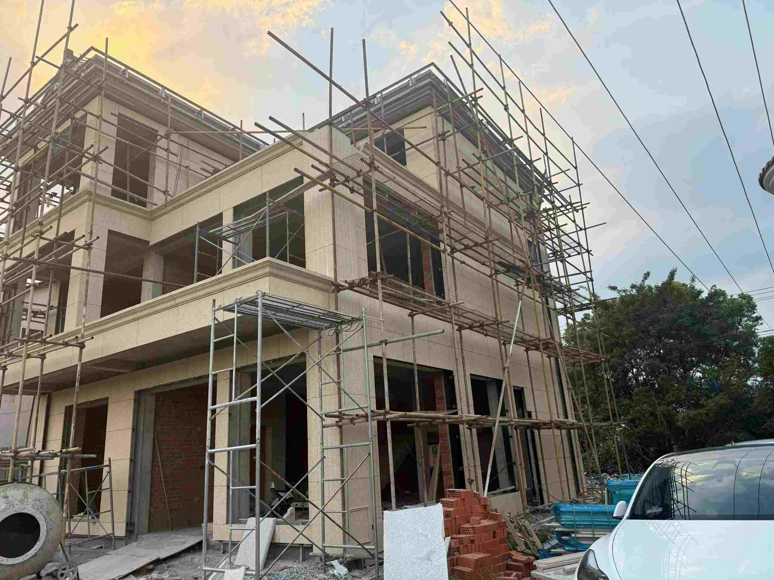 昌都 黄金麻荔枝面花岗岩外墙干挂