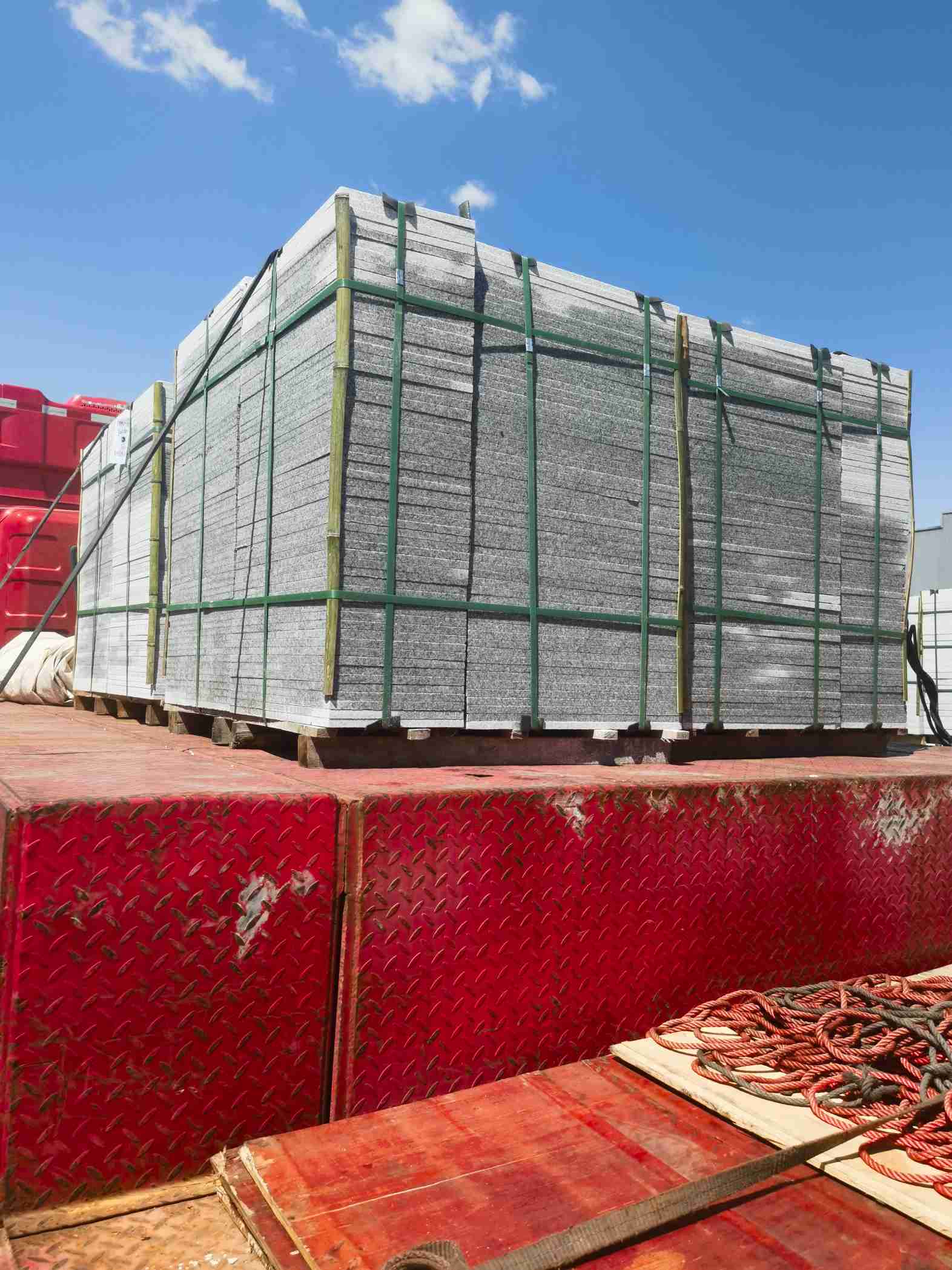 昌都 芝麻白火烧规格板地铺石300*600/600*600