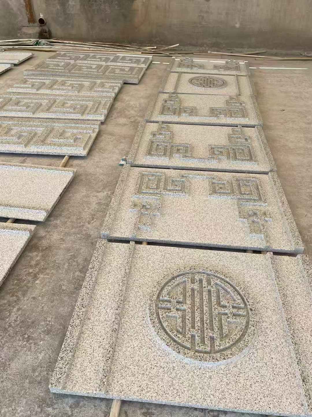 昌都 白麻花岗岩外墙立面雕刻板